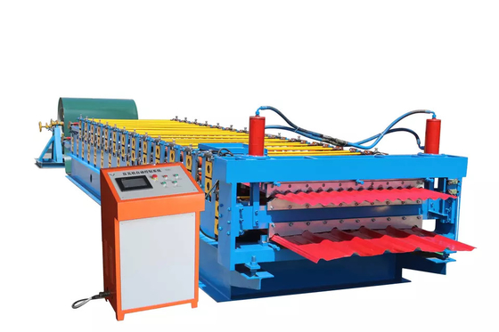 rolo da dupla camada que forma a máquina