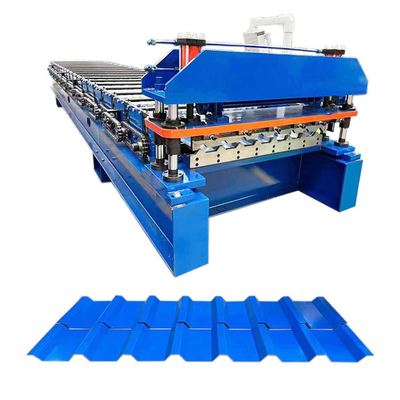 Rolo de alta velocidade do painel do telhado que forma a máquina 0.3-0.8mm usados para o telhado