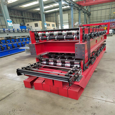 Rolo trapezoidalmente da folha do Galvalume que forma o rolo automático do reforço da máquina que forma a máquina