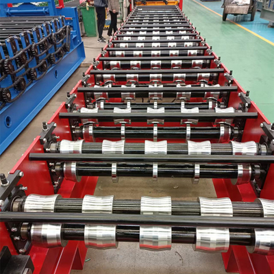 Máquina 15m/Min Roof Panel Making Machine de Rib Roof Panel Roll Forming