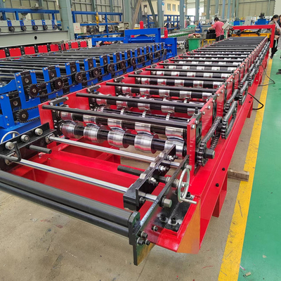 Rolo trapezoidalmente da folha do telhado do ferro 0.3-0.8mm que forma o painel do metal da máquina que faz a máquina
