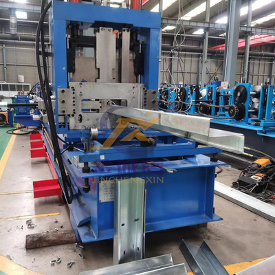 Bule colore o rolo automático do Purlin Z140-300 que forma a máquina para a construção da oficina