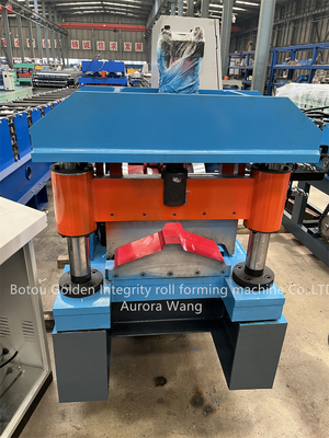 Telhado de aço Ridge Roll Forming Machine With do metal da cor da boa qualidade de alta qualidade