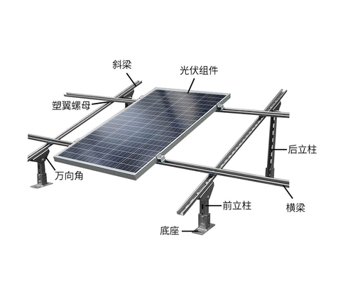 Rolo Unistrut do canal de C que forma a máquina 8-15m/min para o apoio de painel solar