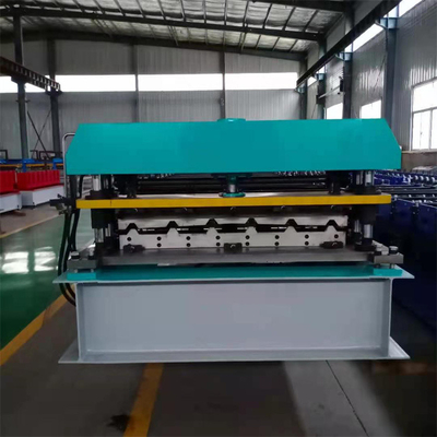 Folhas de parede de aço de Ibr da cor do metal e rolo trapezoidalmente do painel do telhado que forma a máquina