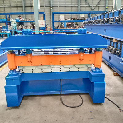 aço IBR 6 Rib Roof Wall Panel Roll da cor do metal de 1200mm 1220mm que forma a máquina