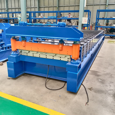 O aço personalizado da cor do metal galvanizou a máquina trapezoidalmente de IBR 6 Rib Roof Panel Roll Forming