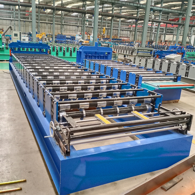 O aço personalizado da cor do metal galvanizou a máquina trapezoidalmente de IBR 6 Rib Roof Panel Roll Forming