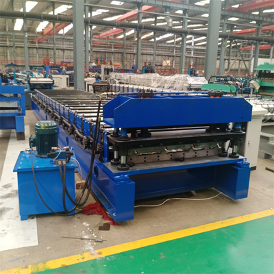 Rolo galvanizado de aço pre pintado do painel do telhado de Ibr que forma a máquina para o painel de parede