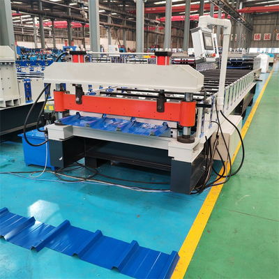 Rolo trapezoidalmente da folha de parede de Ibr que forma o controlo do PLC da máquina