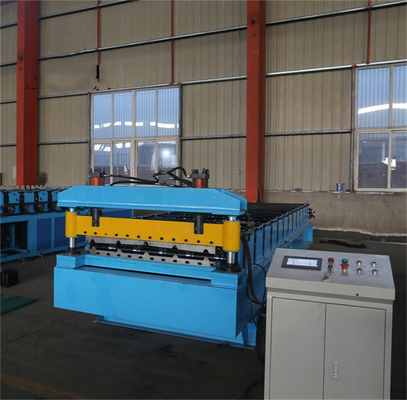 rolo do painel do telhado 380V que forma a máquina trapezoidalmente do telhado de Ibr da máquina
