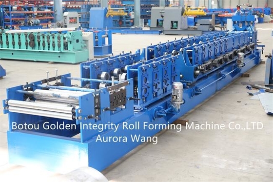 rolo do Purlin de 15kw CZ que forma o rolo da armação de aço da máquina 15-20m/min que forma a máquina