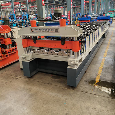 Rolo composto do Decking do assoalho do metal que forma o sistema operacional do PLC do delta da máquina