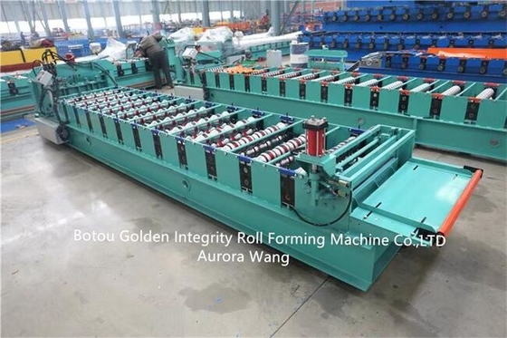 telha de telhado do metal da máquina 415v de 15m/Min Glazed Tile Roll Forming que faz a máquina