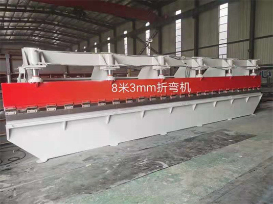 A máquina de dobra de corte da emenda ereta hidráulica galvanizou as bobinas de aço