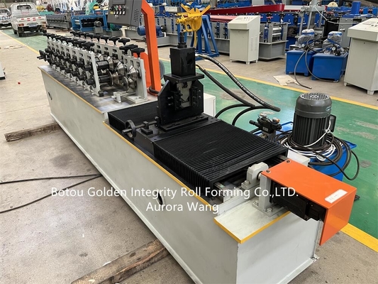 Os perfis de C U dão forma ao aço galvanizado 0.3-1.2mm de Keel Roll Forming Machine