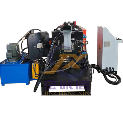 telhado Ridge Cap Roll Forming Machine do Downspout 12-15m/min para o conduto pluvial de aço