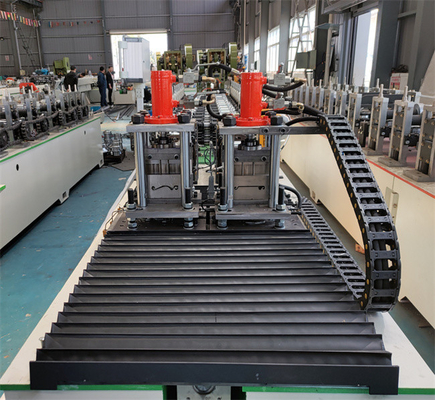 Linha dobro rolo da porta do obturador que forma o controle do PLC da máquina para o quadro de porta