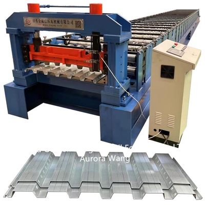 A máquina da fabricação da telha de assoalho de JCX galvanizou o rolo de aço da plataforma anterior