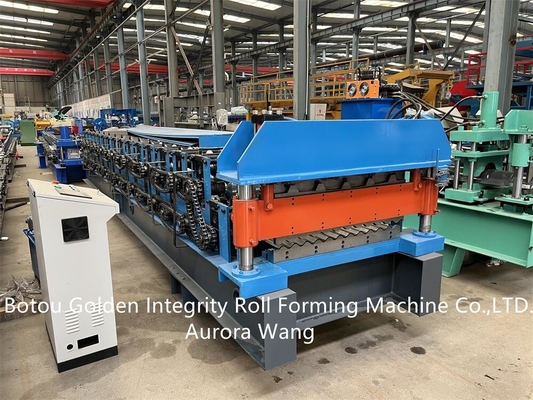 rolo de aço da dupla camada 7.5Kw que forma a certificação do CE da máquina ISO9001