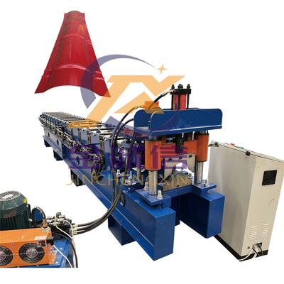 Ppgi galvanizou o telhado Ridge Cap Roll Forming Machine colore revestido