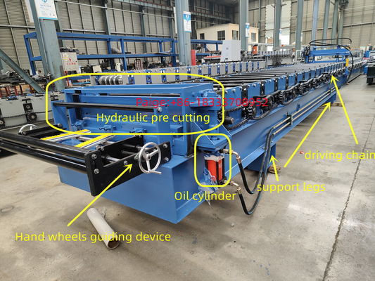 Rolo do painel do telhado do metal de TR4 TR5 que forma o aço da máquina Q235