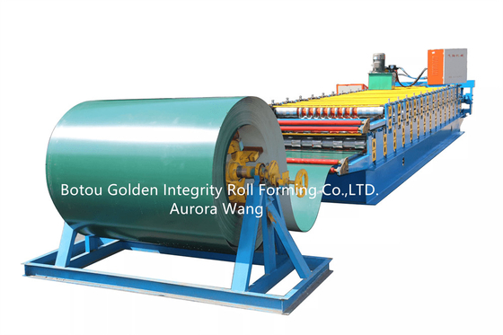rolo da dupla camada de 1250mm que forma rolo ondulado da máquina que forma a máquina