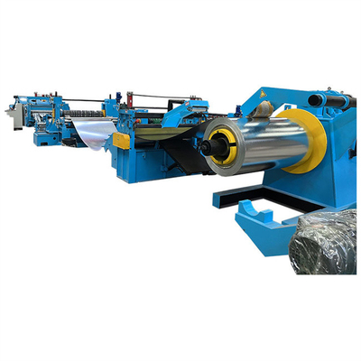 Linha de corte máquina de 0.3MM-6MM para a bobina de aço galvanizada da cor