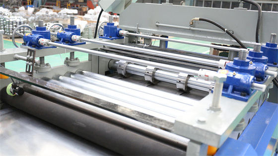 Corte de folha do metal à linha máquina 6.5KW do comprimento para tiras de aço inoxidável