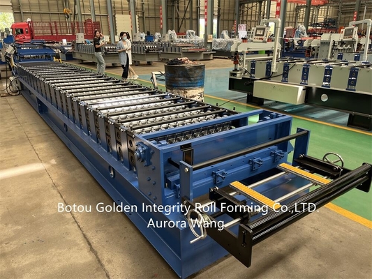 Rolo ondulado encaracolado do telhado do metal do zinco que forma o sistema de corte hidráulico da máquina