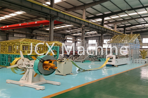 máquina de quadro de aço Lgs Keel Roll Forming Machine do calibre da luz 380V