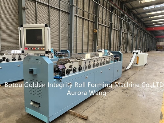 máquina de quadro de aço 380V Keel Roll Forming Machine do calibre da luz 7.5kw
