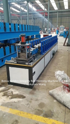 Rolo da porta do obturador 4KW que forma o molde da máquina que corta o controle do PLC