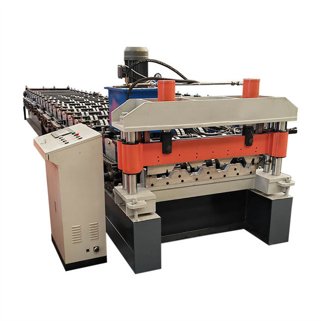 Rolo de aço da plataforma do PLC que forma a máquina de alta velocidade do Decking do assoalho da máquina 20m/min