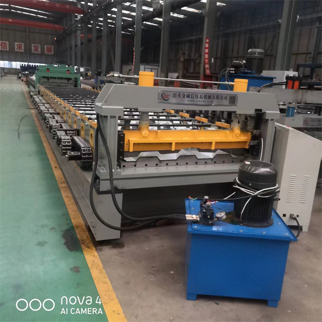 Rolo do Decking do assoalho de JCX que forma a espessura anterior do rolo 0.8-2.5mm do painel da máquina R